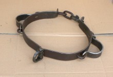 JL762 - Kajdany biodrowe z łańcuchem, Iron belt with handcuffs and chain